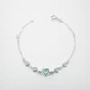 a bracelet with a heart on it